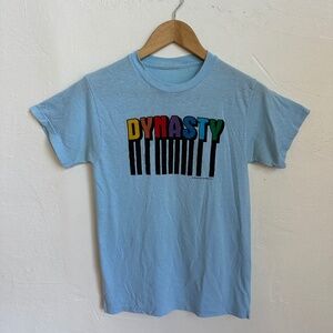 Authentic Vintage Womens Dynasty TV Show 1980s shirt Small/Medium Rainbow
